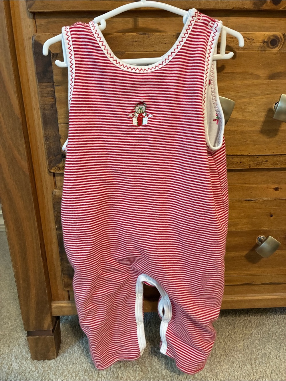 Red Striped Kids Romper - Soft Cotton Sleeveless Bottoms kissy kissy